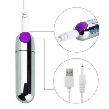 YUELV 10 Rýchlosť Mini Bullet Vibrátor USB Nabíjateľné G-Spot Upozorňuje Masér Nepremokavé Erotické Análny Sex Hračky pre Dospelých Pre Ženy