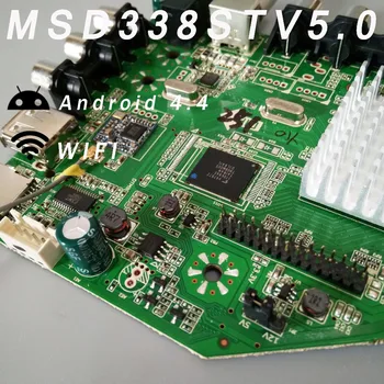 512M RAM & 4G skladovanie MSD338STV5.0 Inteligentná Bezdrôtová Sieť TV Ovládač Rady Univerzálnych Andrews LCD Doske+1Lamp Invertor