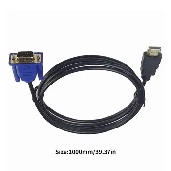 1/1.8/3/5M Kábel HDMI HDMI / VGA HD Audio Kábel Adaptéra HDMI Kábel VGA dropshipping