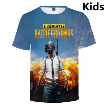Populárne Muži/ženy Tričko Playerunknown je Battlegrounds PUBG Tričko T-shirt Chlapcov Dievčatá Harajuku, T Košele Tee Deti Oblečenie