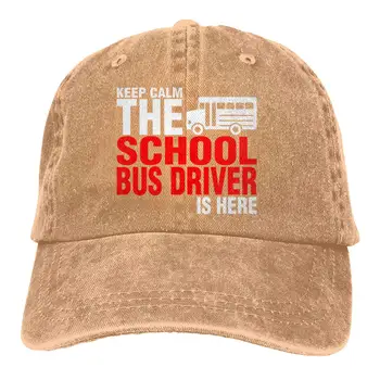 Vodič školského Autobusu je Tu Dospelých Kovbojský Klobúk šiltovku Nastaviteľné Športové Prispôsobené Úžasné Klobúk