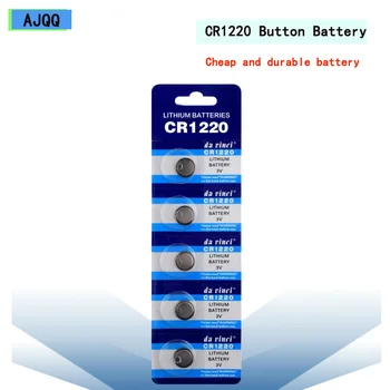 Dodávateľ Predáva 100KS 3V Lítiová Batéria CR1220 Lítium-Iónová DL1220 BR1220 ECR1220 LM1220 KCR1220 L04 5012LC Tlačidlo Batérie