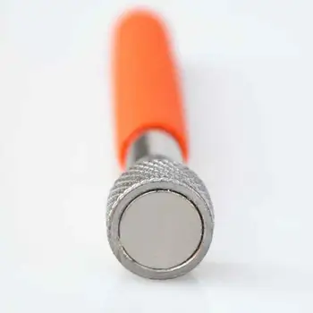 Mini Oranžová Rukoväť Vyzdvihnúť Nástroj Teleskopická Magnetické Nástroj Pre Vyzdvihnutie Matice A Skrutky, Rozšíriteľný Rod Stick
