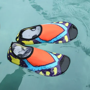 Móda Vody Aqua Topánky Pre Ženy, Horúce Predaj Pláže Topánky Ženy Pošmyknúť Na Dámske Naboso Jediným Obuv, Letná Obuv Na Kúpanie