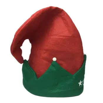 1 ks Christmas Elf Plstený Klobúk Vianočné Dovolenku Strany Kostým Láskavosti Darčeky Accessoriess 24BE