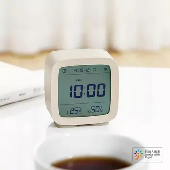 Pôvodný Xiao Youpin Qingping Bluetooth budík teplota a vlhkosť monitorovanie nočné svetlo tri-v-jednom 3 farby