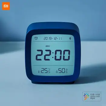 Pôvodný Xiao Youpin Qingping Bluetooth budík teplota a vlhkosť monitorovanie nočné svetlo tri-v-jednom 3 farby
