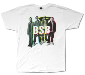 Backstreet Boys Farbu Tieňa Portrét Biele Tričko Nové Úradný Dospelých BSB Krátke Rukávy Bavlna T-Shirt Móda