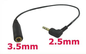 Headset Adaptér 3,5 mm (Žena) do 2,5 mm (Samec)/ Predlžovací Kábel na Slúchadlá