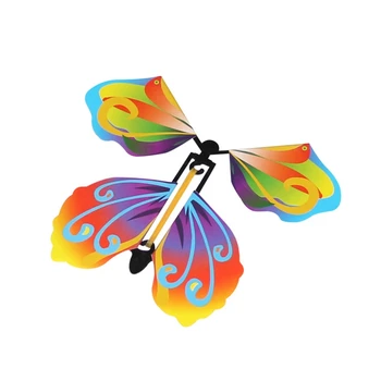 10pcs Magic Lietajúci Motýľ Vietor Up gumička Powered Motýľ pre Deti Chlapci Dievčatá Vianočné Prekvapenie Darčeky Osadenie Stuffer