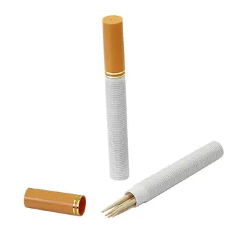 Cigareta Tvarované Špáradlo Držiteľ Zub Vybrať Dávkovač Tvorivé Bezpečné Tajná Skrýša Odklon Pilulku Box Prípade Home Table Organizátor