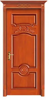 Vlastné tradičné dvere masívneho dubového dreva dvere súčasného jeden vchodové dvere, interiérové dvere k dispozícii, C-025