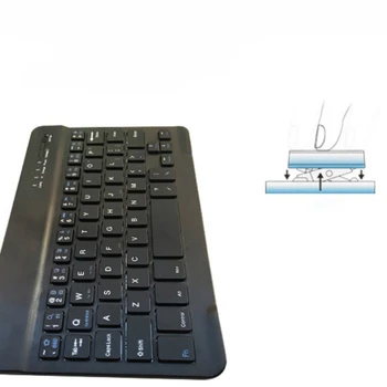 Mini 7-Palcový Bezdrôtová Bluetooth Klávesnica Pre Notebook, Smartphone, Tablet Pre IPad Pohodlie Vysokej Kvality