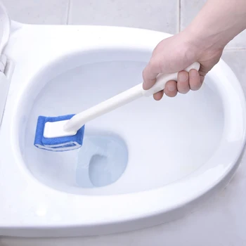 Vysoká kvalita dlhá rukoväť Wc kefa obsahujúce abrazívne čistenie kefkou S Držiak na wc Kúpeľňa príslušenstvo