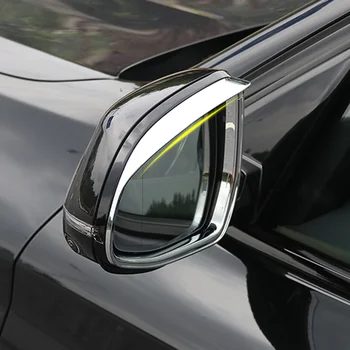 2 KS Spätné Zrkadlo Dažďový Obočie pochrómovanej ABS Plast Dekoratívny Kryt pre BMW X3 G01 G08 2018 2019 Príslušenstvo