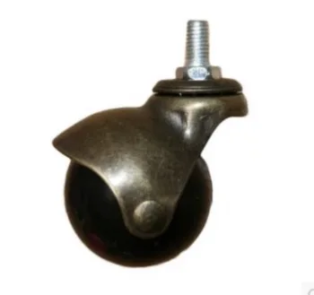 3Pieces/Veľa M10 Priemer:48 mm Bronzovej Farbe Sférické Loptu Univerzálne Kolieska Kolieska