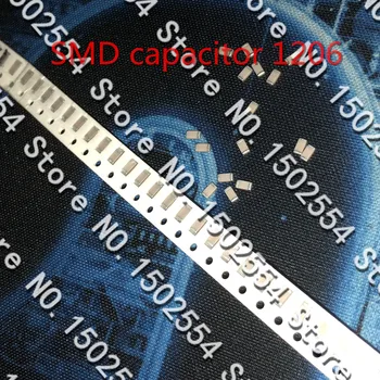 50PCS/VEĽA SMD keramické kondenzátor 1206 103K 10NF 50 X7R 10% keramický kondenzátor MLCC nepolárne