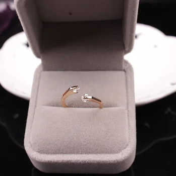 Resizable Prstene pre Ženy Krúžok Žien okrúhly Zirkón Šperk Aneis Femininos Crystal Anel Anillo Vianočné Darčeky