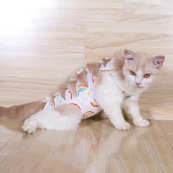 Mačky Puppy Liečba Vesta Oblečenie Obnovy Vyhovovali Alternatívnych Po Operácii Nosiť Anti Pet Lízanie Rany