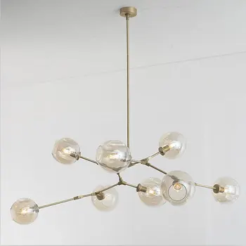 Moderný Sklenený Prívesok Svetlo Nordic Jedáleň, Kuchyňa Light Designer Závesné Lampy Avize Lustre, Osvetlenie