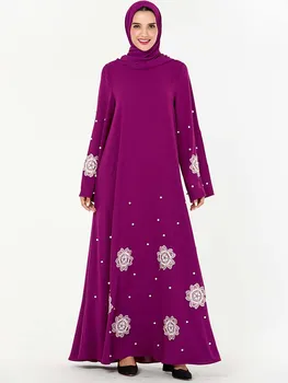 BNSQ Žena Dubaj arabčina tureckej Moslimskej Elegantné Abaya Islamskej Prehrabať Dlhý Rukáv Elbise Ženy Ramadánu Kaftan Maxi Šaty s Pásom