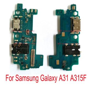 2 KS Vysoko Kvalitný USB Nabíjací Port Dock Dosky Flex Kábel Pre Samsung Galaxy A31 A315F Poplatok Rada Flex Kábel Súčasťou