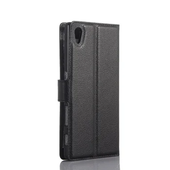 Kniha Štýl PU Kožené puzdro pre Sony Xperia Z5 Premium Flip Peňaženky Telefón puzdro so Stojanom pre Sony Xperia Z5 Premium 5.5