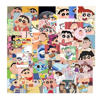 10/50PCS/veľa Japonskom Anime Crayon Shin-chan Nálepky Pre Deti Roztomilý Kreslený Zábavné Shin chan Sticke Obtlačky