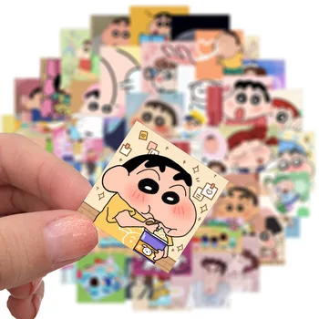 10/50PCS/veľa Japonskom Anime Crayon Shin-chan Nálepky Pre Deti Roztomilý Kreslený Zábavné Shin chan Sticke Obtlačky