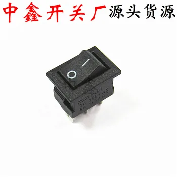 10pcs 10*15mm, čierny typ lode switch Malý vypínač 2 3 súbory nohy micro switch KCD11 3A/250V