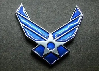 Kovové AMERICKÝCH Vzdušných Síl USAF Krídla Auto Predné Grile Znak, Odznak Odtlačkový Nálepky