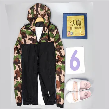 Muži Bundu, Tenký Slim Dlhý Rukáv Kamufláž Vojenské Bundy S Kapucňou 2019 Zips Outwear Značku Oblečenia