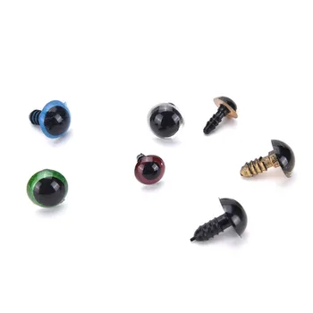 CnaBpc 150pcs DIY Plastové Čierna Mix Farieb Bezpečnosti Oči pre 3D Zvierat Plavidlá Bábkové Doll Eyes Deti Hračky, Bábiky, Príslušenstvo