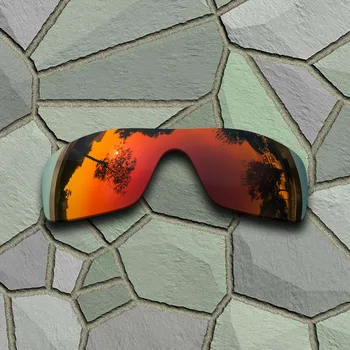 Červená Oranžová Polarizované slnečné Okuliare Náhradné Šošovky pre Oakley Batwolf