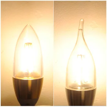 Hliníkové Velas Lampara Led E14 Sviečka LED Žiarovka 7w 9w LED Svetlo na Čítanie 220V Zlaté, Strieborné Pohode Teplá Biela Ampoule Lampadina Kandela