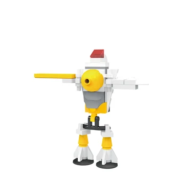 Deti Robot Model Zostavené Stavebné Bloky, Hračky pre Deti, Puzzle Malé Častice Blok Tehly Dieťa Raného Vzdelávania Hračka Darček