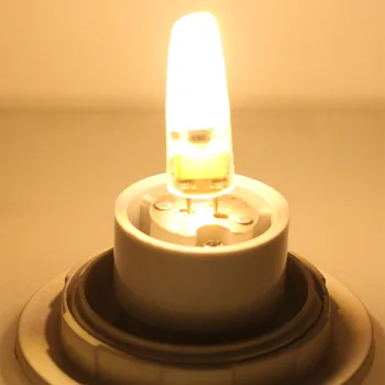10pcs veľa Stmievateľné G4 ACDC 12V 2W COB led žiarovka Pre domáce osvetlenie zlato krištáľový luster lamparas led doprava zadarmo