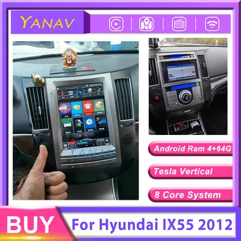 Auto rádio audio 2 din stereo prijímač pre-HYUNDAI VERACRUZ IX55 2012 vertikálne obrazovke tesla auta GPS navigácie video, DVD prehrávač