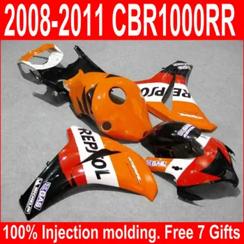 Vstrekovanie nolding kapotáže držiak pre Honda CBR1000RR 08 09 10 11 oranžová čierna horské nastaviť CBR1000RR 2008-2011 DZ27