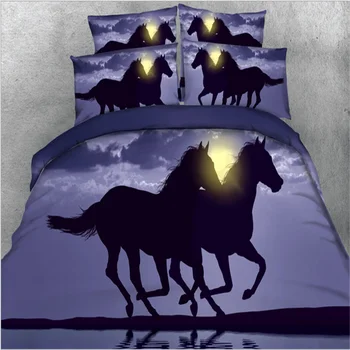 Unicorn posteľná bielizeň nastaviť Queen size Perinu drobet obliečka na vankúš 3ks domáci textil, tešiteľ posteľná bielizeň sady