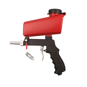 Prenosné Pneumatické Sandblasting Zbraň s 21lbs Krmivo Hlinu, Nastaviteľný Prietok, Ručné vŕtanie Brúsnych Vzduchu na Vrhanie Piesku, 6,5 mm Tryska