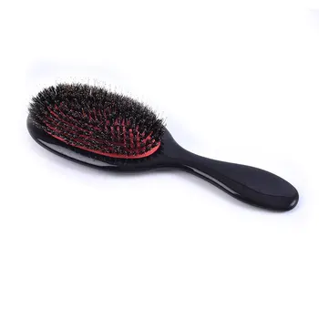 1PC Salon Hair Brush Styling Nástroj Oválne Kanec S & Nylon Vlasy Hrebeňom Mini Anti-statické Vlasy, vlasovú Pokožku, Masážny Hrebeň Hairbrush