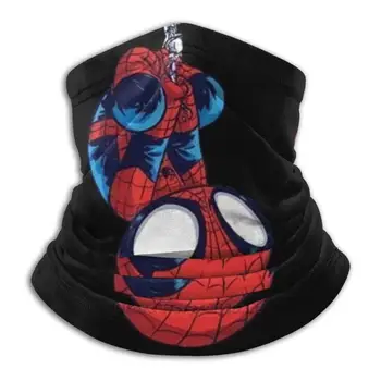 Spider Superhrdina Mikrovlákna Krku Teplejšie Bandana Šatka Masku Na Tvár Super Hrdina Spider Man Peter Handričkou Pavoukovec Silu Silné Červené
