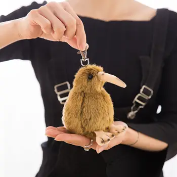 Candice guo plyšové hračky plyšové bábika simulational zvierat, Nový Zéland slávny vták KIWI Apterygidae prívesok prívesok dieťa darček 1pc