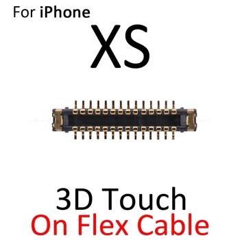Inline FPC Konektor Pre iPhone X XR XS Max LCD Displej 3D Dotykový Displej Na Doske Logiky Flex Kábel Mian Rada