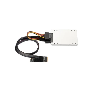 IOCREST M. 2 M-key na U. 2 SFF-8639 Adaptér kábel pre Intel 750 P4610 Samsung 983 SFF-8639 Kábel