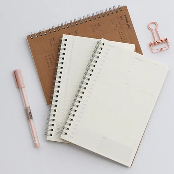 2020 Denne Týždenne Mesačne Notebook Plánovač Špirála Notebook Čas Memo Plánovanie Organizátor Agendu Školy, Plánu Dodávok