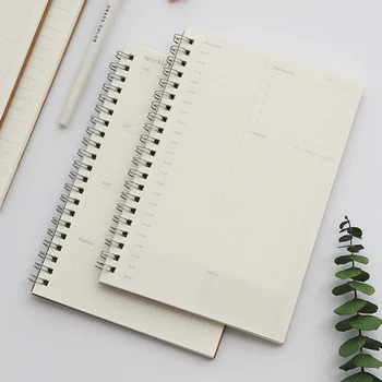 2020 Denne Týždenne Mesačne Notebook Plánovač Špirála Notebook Čas Memo Plánovanie Organizátor Agendu Školy, Plánu Dodávok