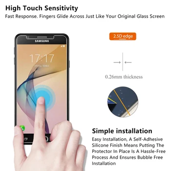 9H HD pre samsung Galaxy J7 Plus Nxt Max Duo Core Ochranné Sklo Screen Protector Samsung J7 J5 J2 Grand Predseda Pro Tvrdené Sklo