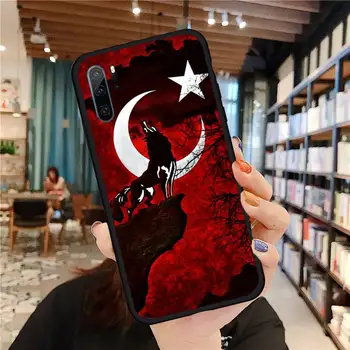 Turecko-turecká vlajka vlk Príslušenstvo Telefón puzdro Na Huawei honor Mate S 9 10 20 30 40 Pro 10i 7 8 x Lite nova 5t